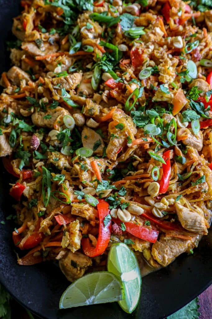 Spaghetti Squash Pad Thai