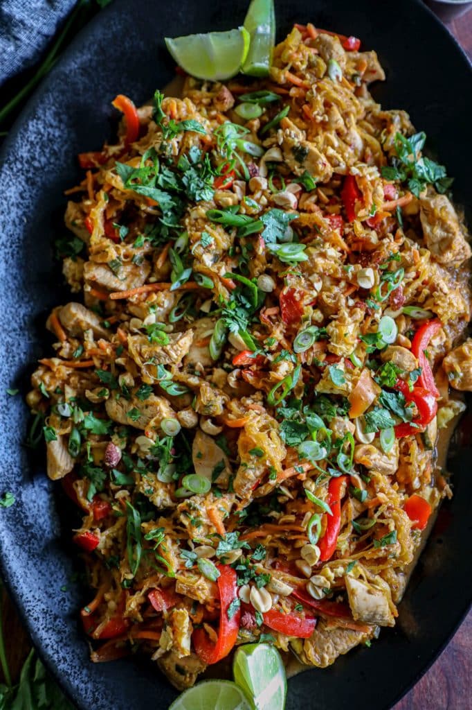 Spaghetti Squash Pad Thai