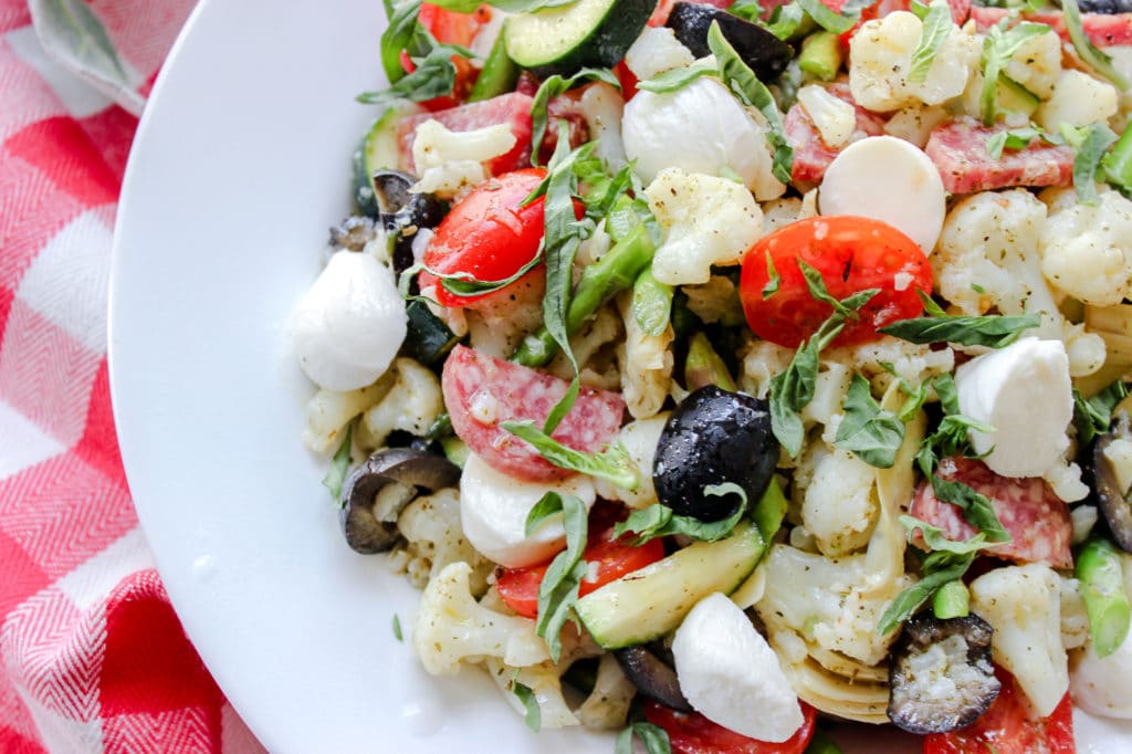 Cauliflower Antipasto Salad