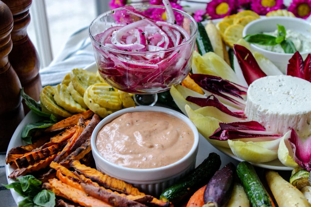 Roasted Crudite Platter