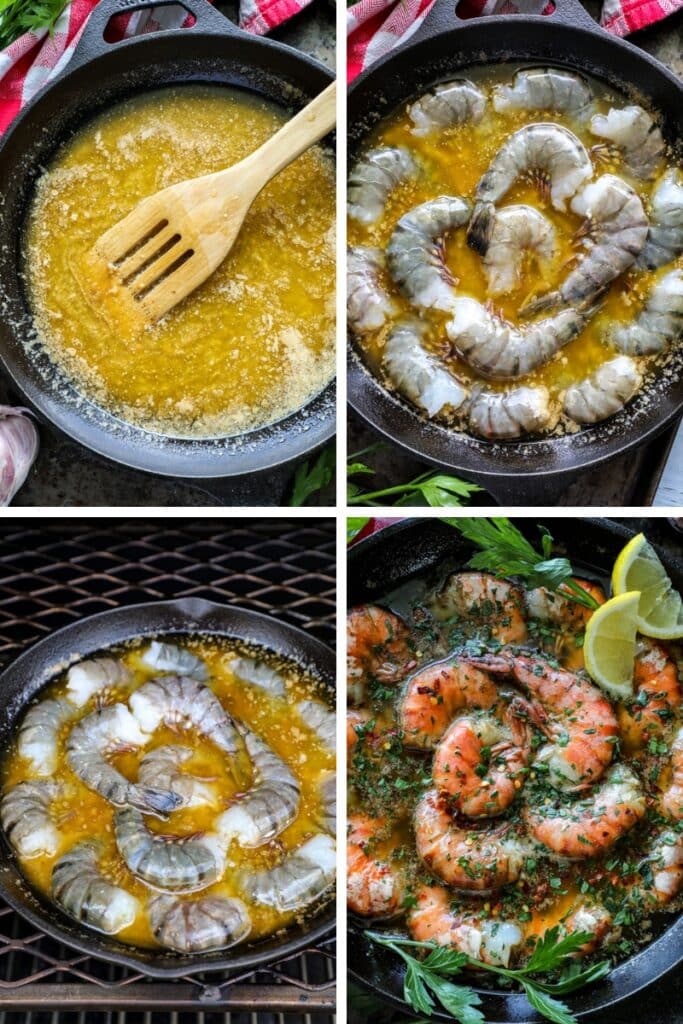 Steps for making smoked shrimp