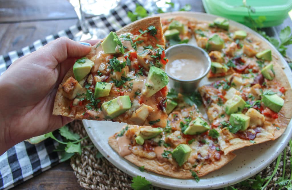 Low Carb California Flatbread Pizza