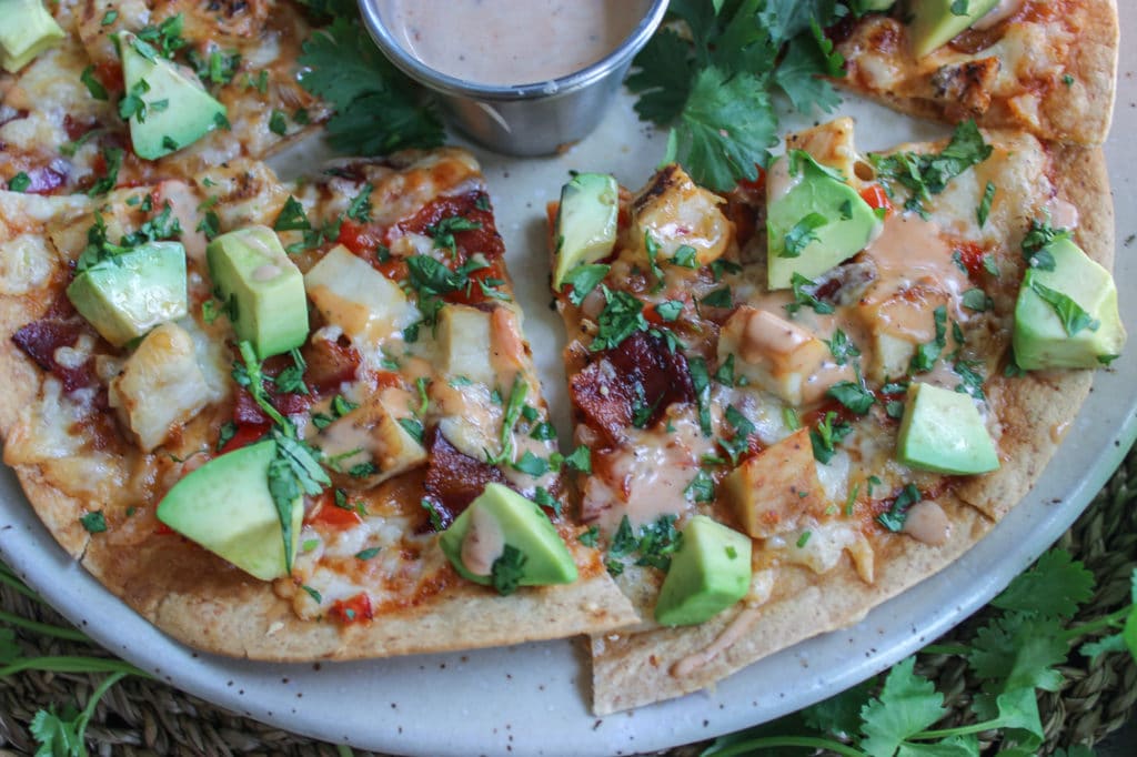 Low Carb California Flatbread Pizza