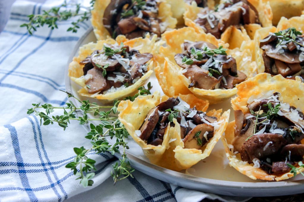 Cheese & Mushroom Tarts
