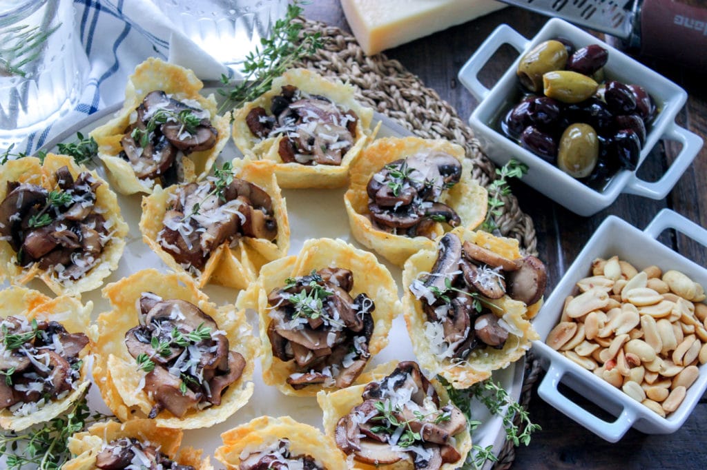 Cheese and Mushroom Tarts