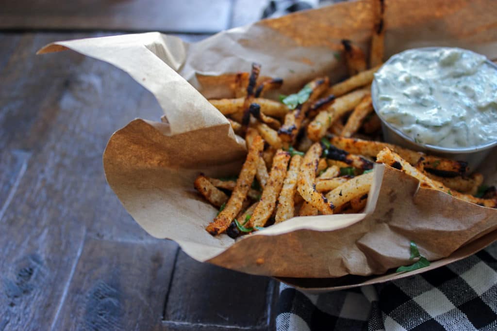 Crispy Low Carb Jicama Fries