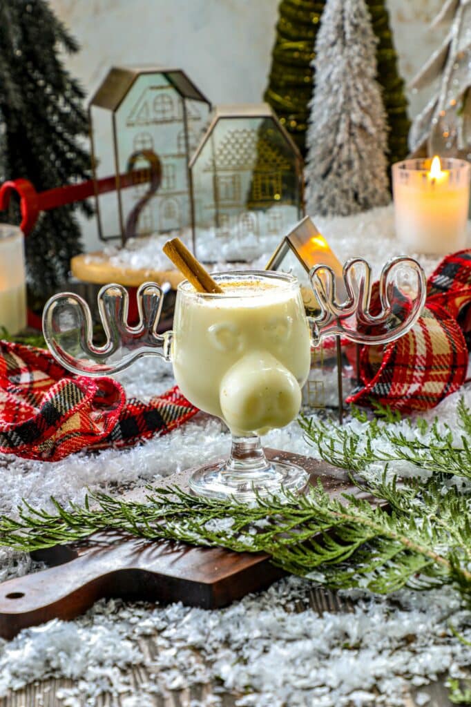 Smoked Horchata Eggnog Cocktail