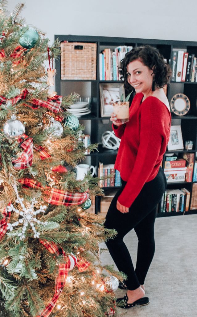 A Christmas Colada Cocktail