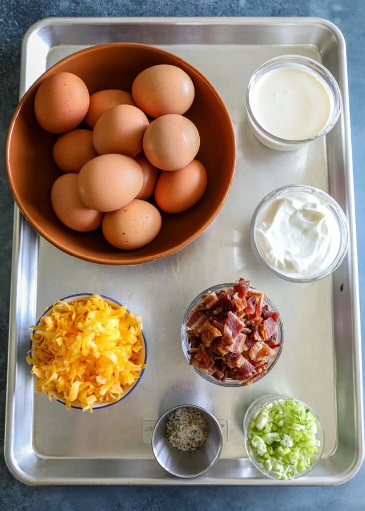 ingredients for slow cooker egg bites