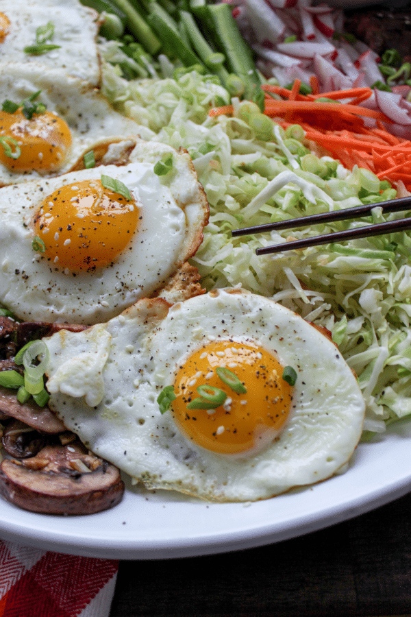 Steak Bibimbap Cauliflower Rice Bowls