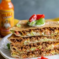 Homemade Keto Crunchwrap Supreme