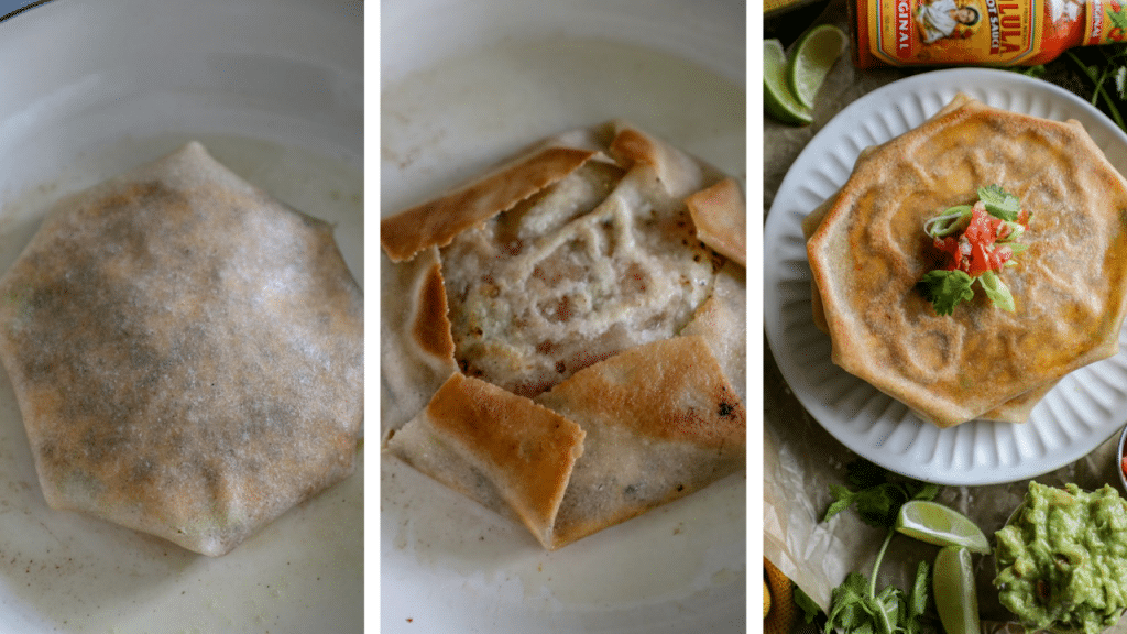 Keto crunchwrap supreme cooking steps