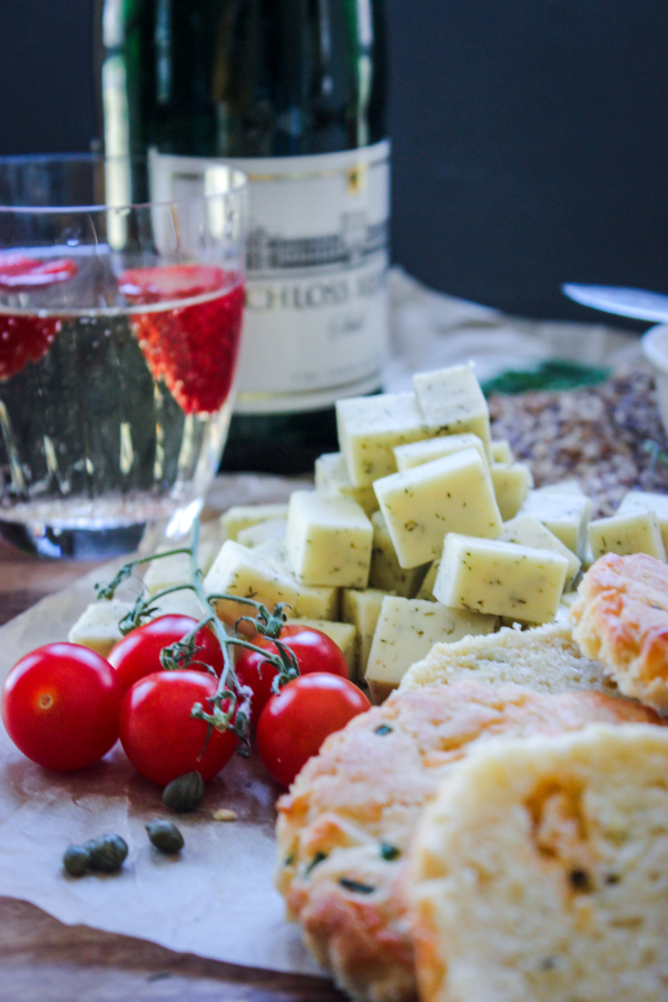 Low Carb Smoked Salmon Board
