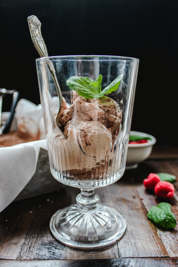 No Churn Keto Frosty