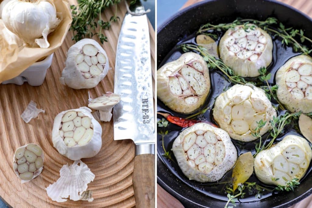 How to prep garlic confit on the smoker