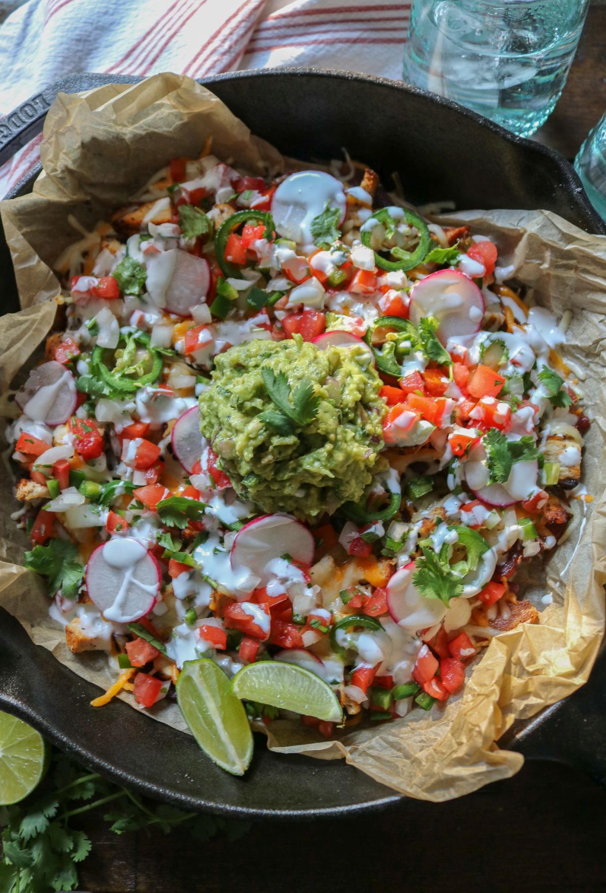 The Best Loaded Keto Nachos Made with Bacon Chips