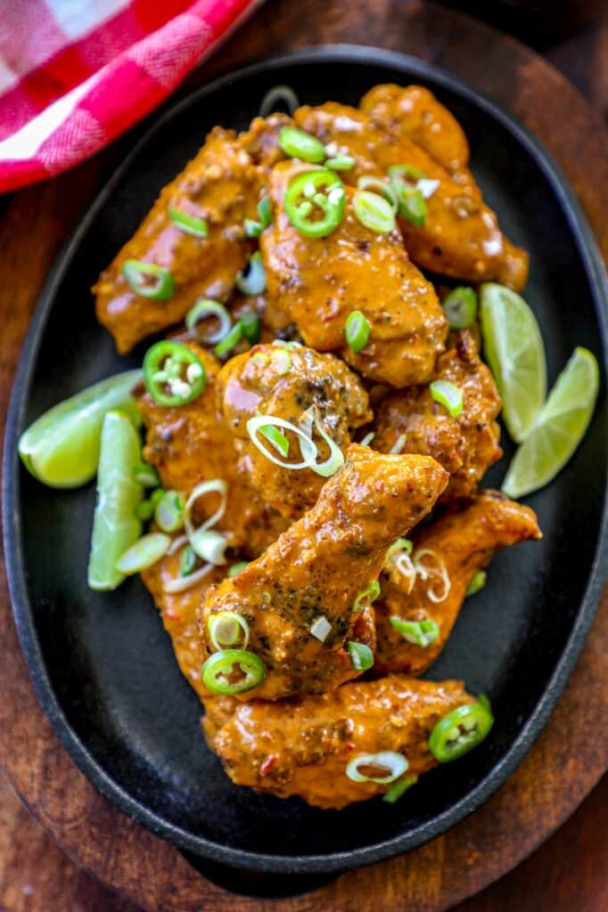 Grilled Thai Curry Chicken Wings