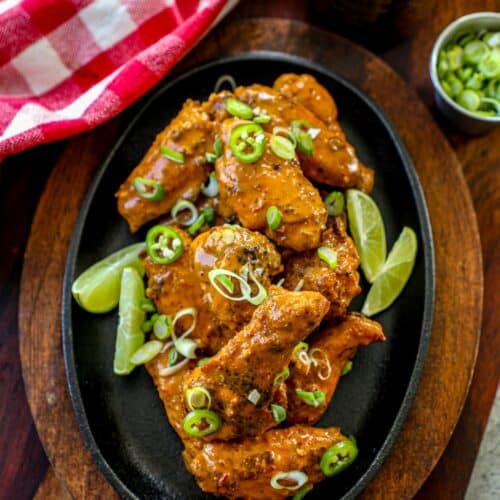 Grilled Thai Curry Chicken Wings