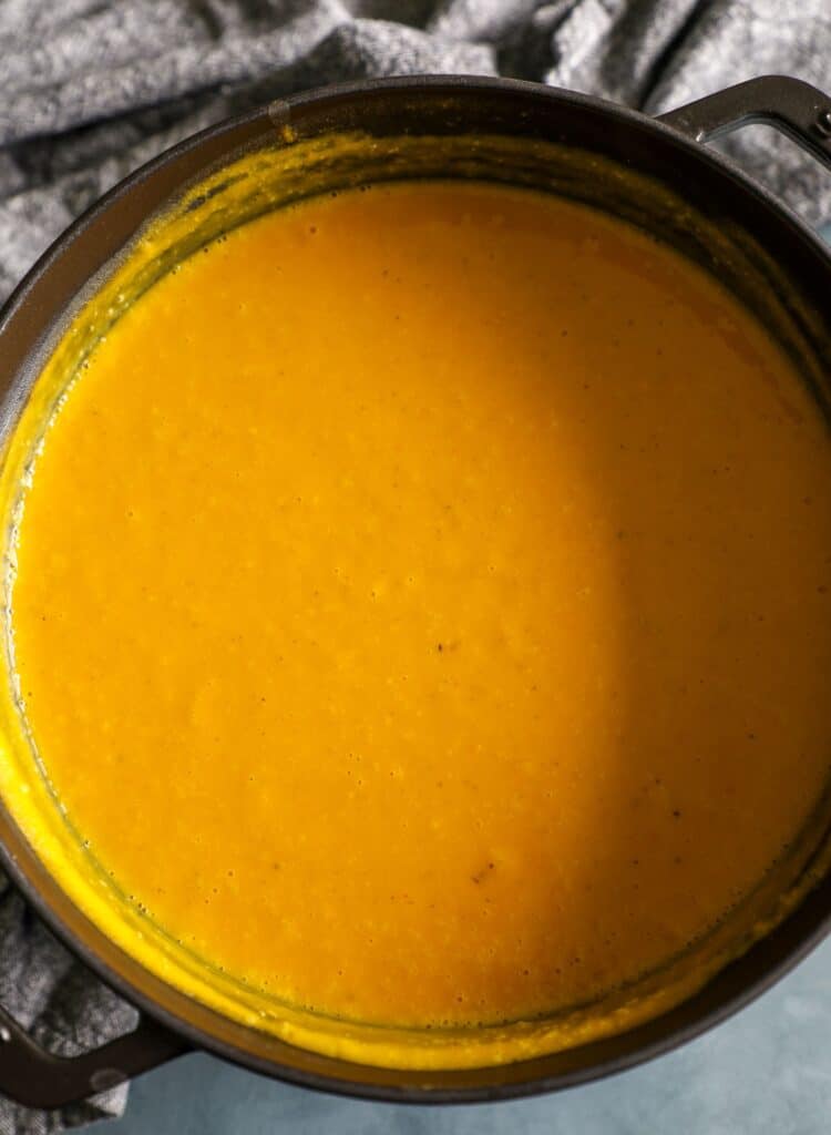 blended beer cheese soup