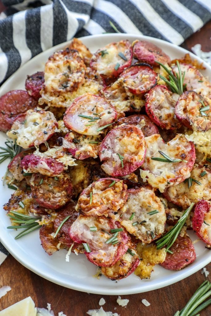 Roasted radishes keto smashed radish recipe