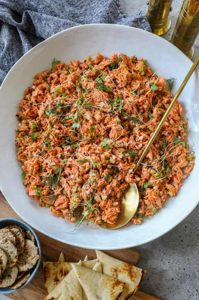 Hot Smoked Salmon Salad Recipe