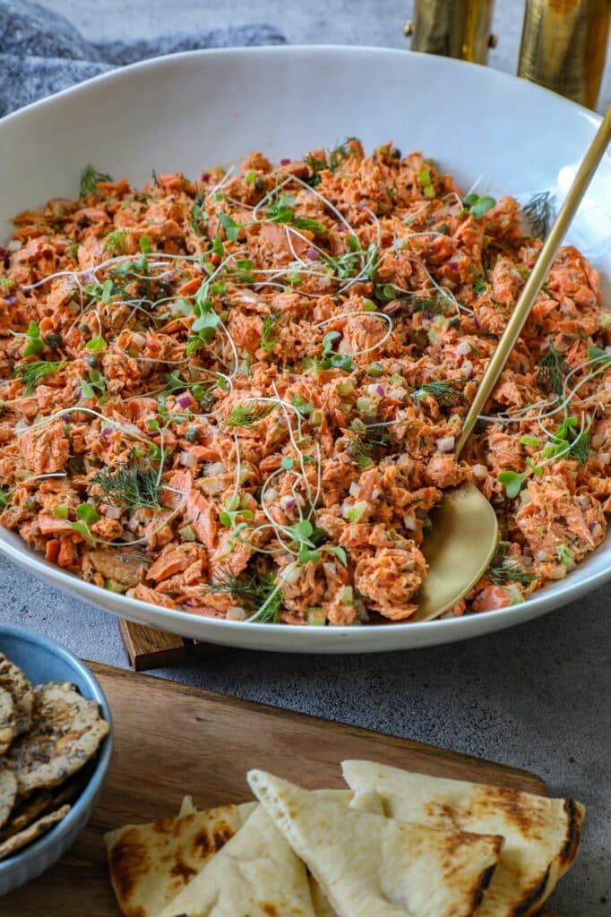 Hot Smoked Salmon Salad Recipe
