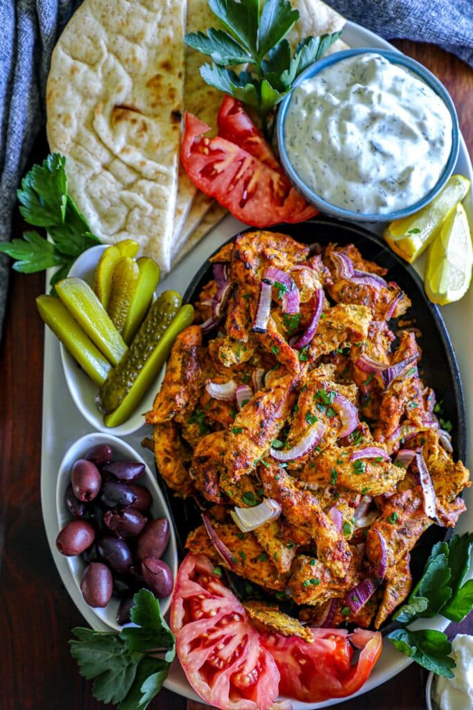 Sheet Pan Chicken Shawarma Recipe