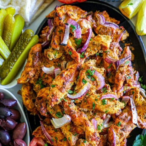 Sheet Pan Chicken Shawarma Recipe
