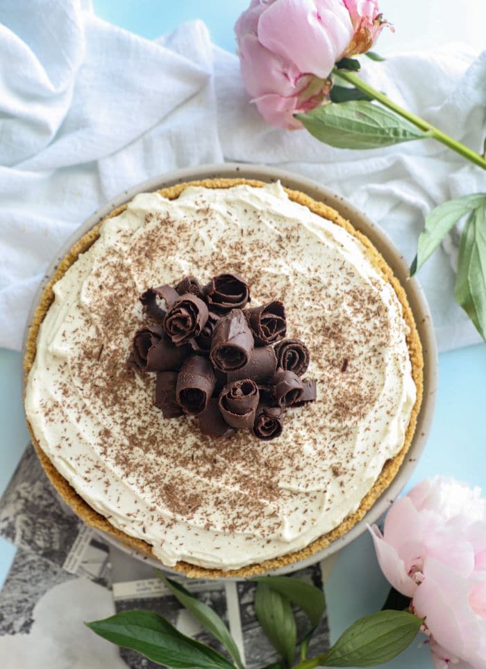 Easy Keto French Silk Pie