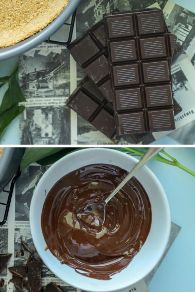 Keto chocolate for Keto French silk pie.