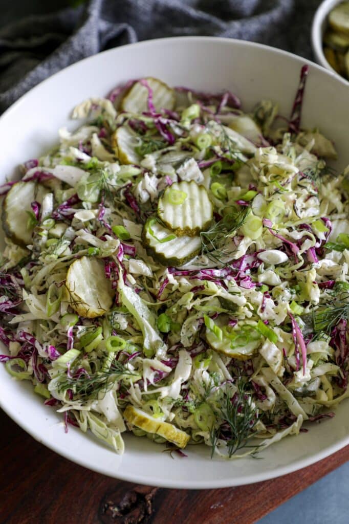Dill Pickle Coleslaw