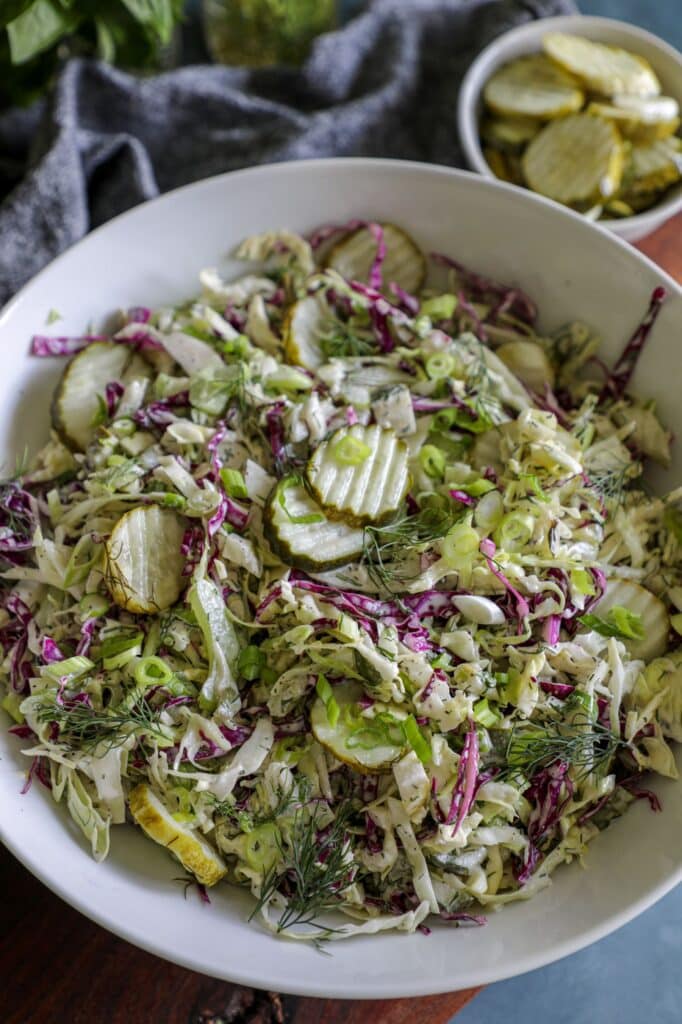 Dill Pickle Coleslaw