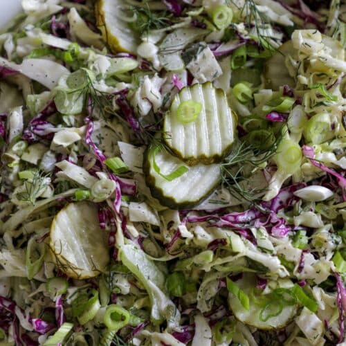 Dill Pickle Coleslaw