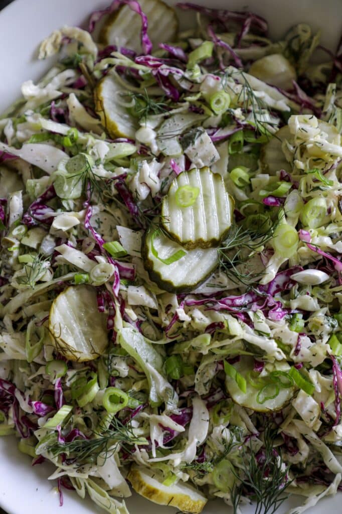 Dill Pickle Coleslaw