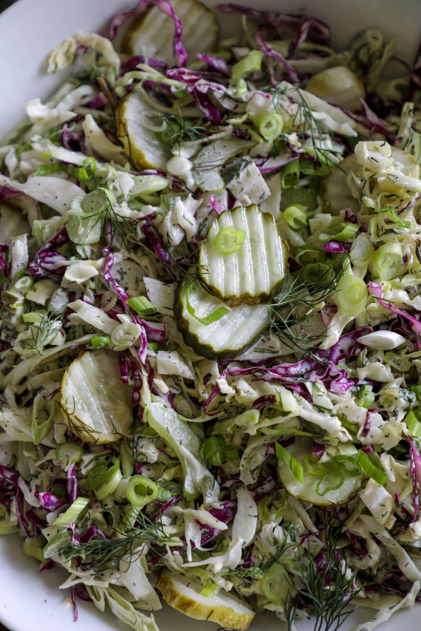 Dill Pickle Coleslaw
