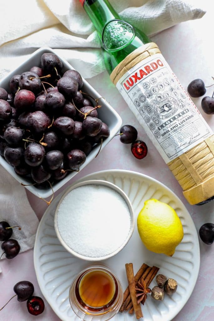 homemade maraschino cherry ingredients