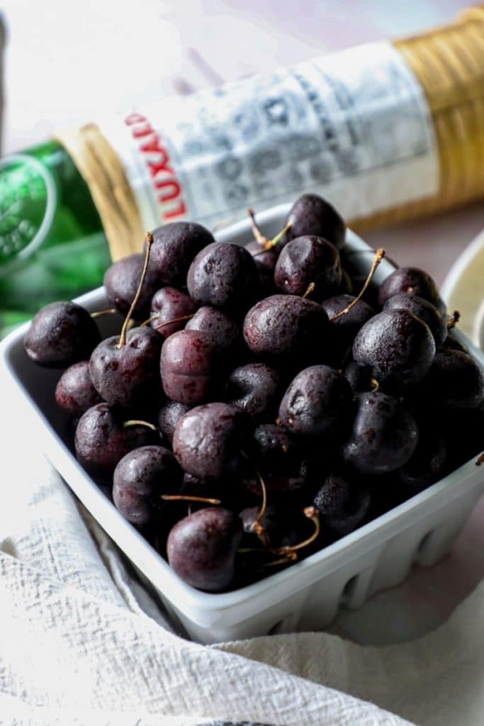 Bing cherries used for maraschino cherries