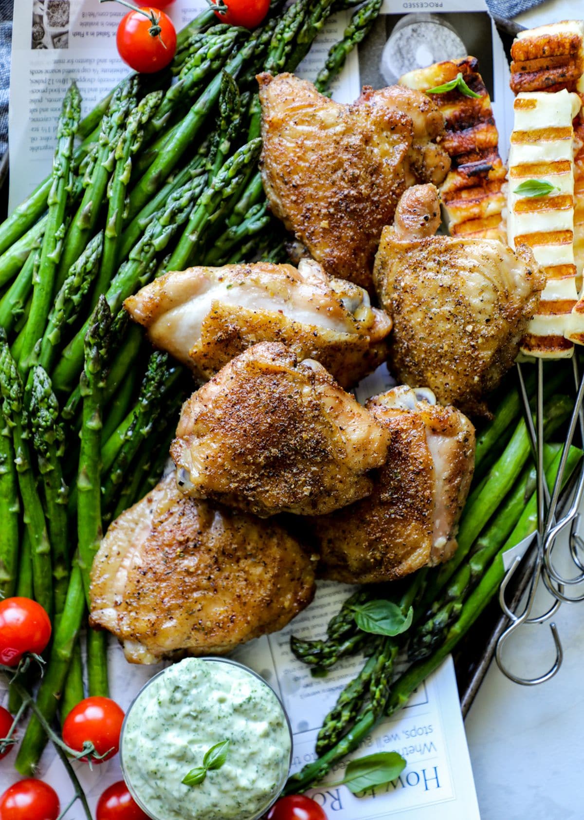 Smoked Chicken Thighs - Bonappeteach
