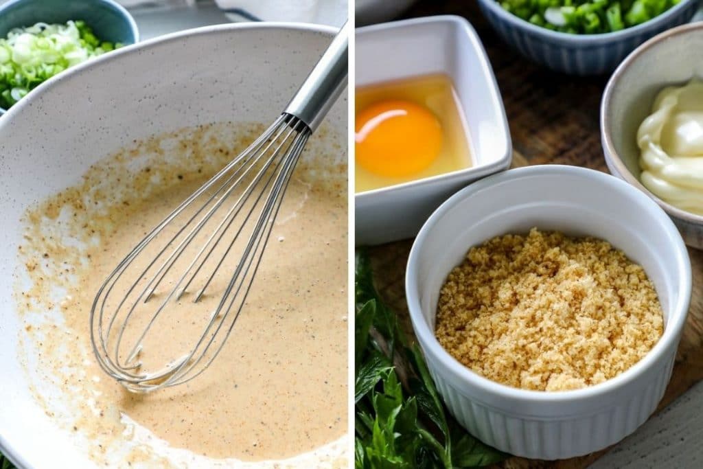 Crab cake binding agents