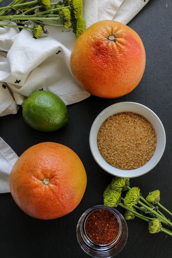 Brûléed Grapefruit ingredients