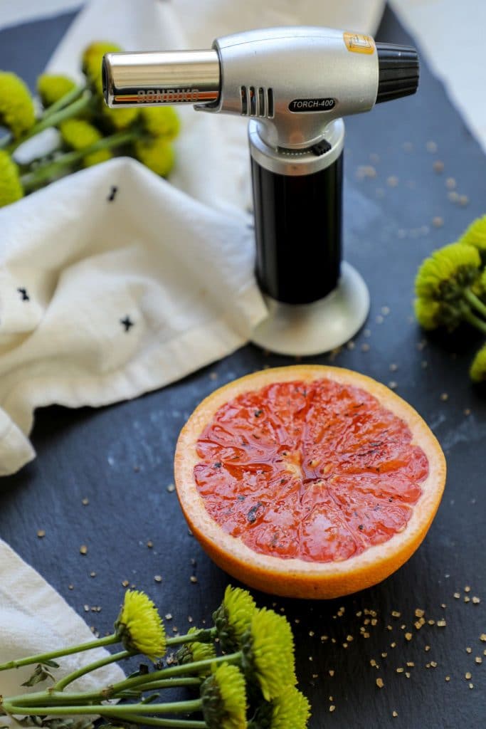 torched Brûléed Grapefruit