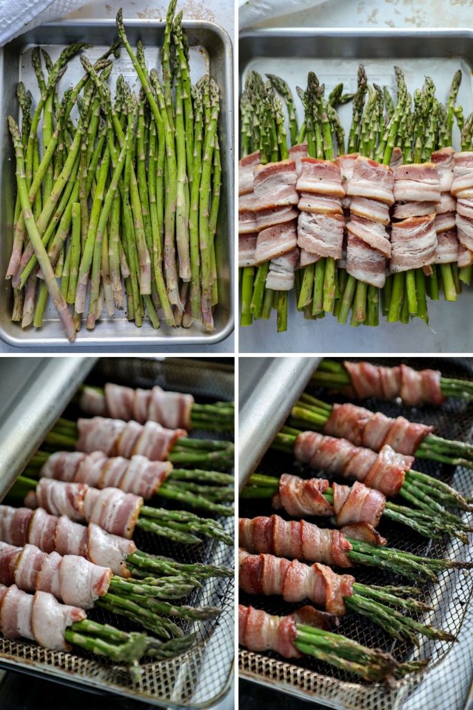 Cooking steps for air fryer asparagus