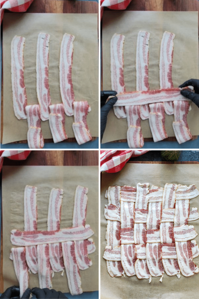 How to make a bacon weave