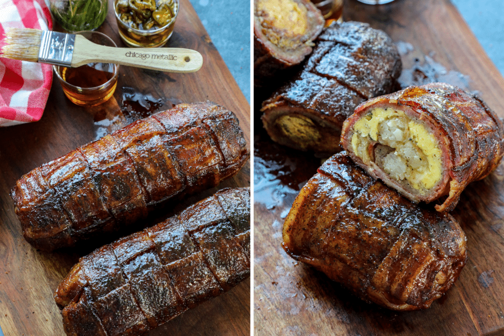 what is a BBQ breakfast fatty