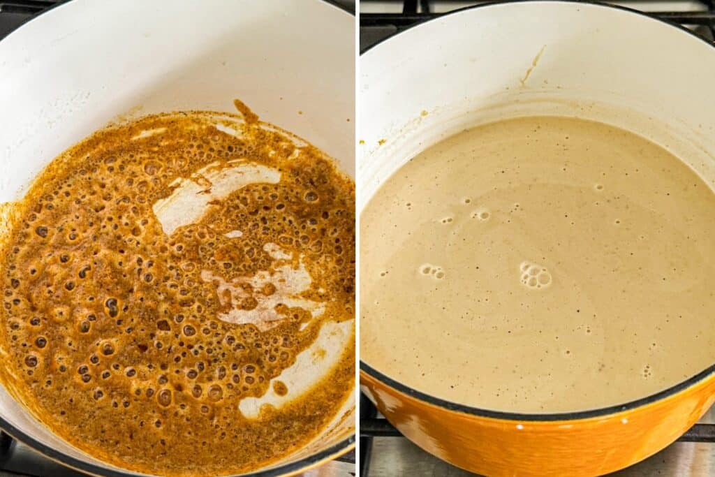 Making the roux
