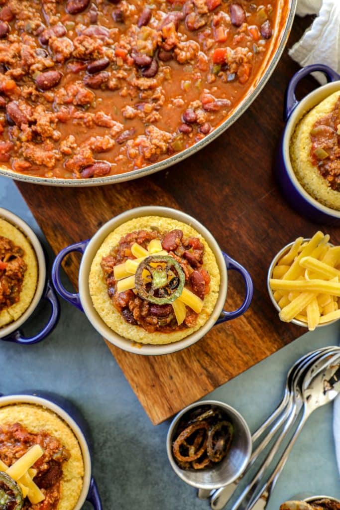 Homemade Cornbread Bowls For Chili