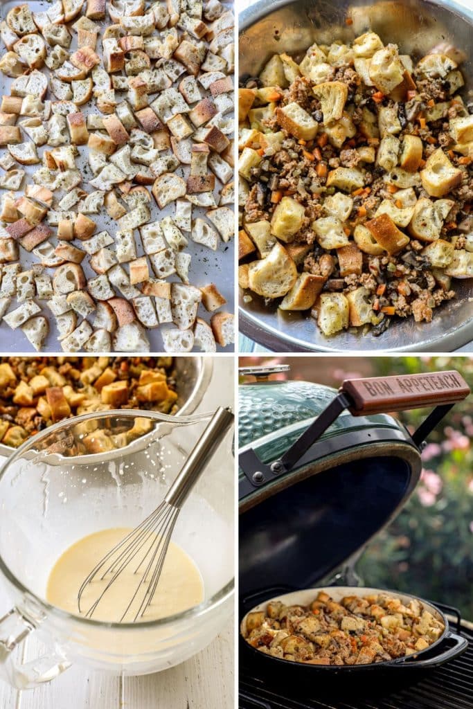 Smoked Stuffing Recipe steps