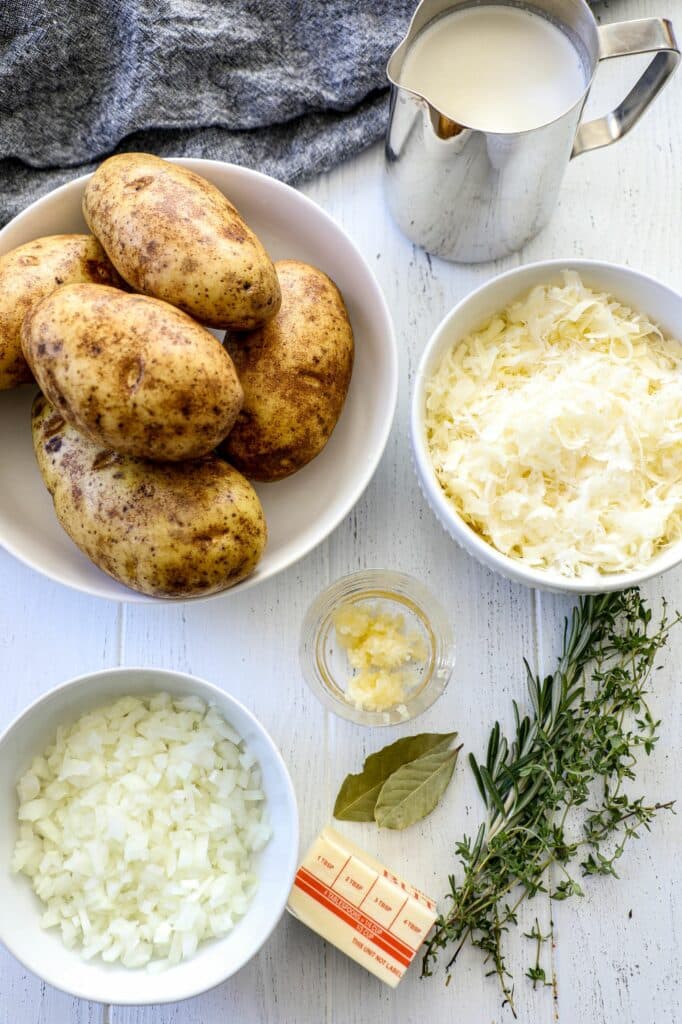 Smoked Scalloped Potatoes ingredients