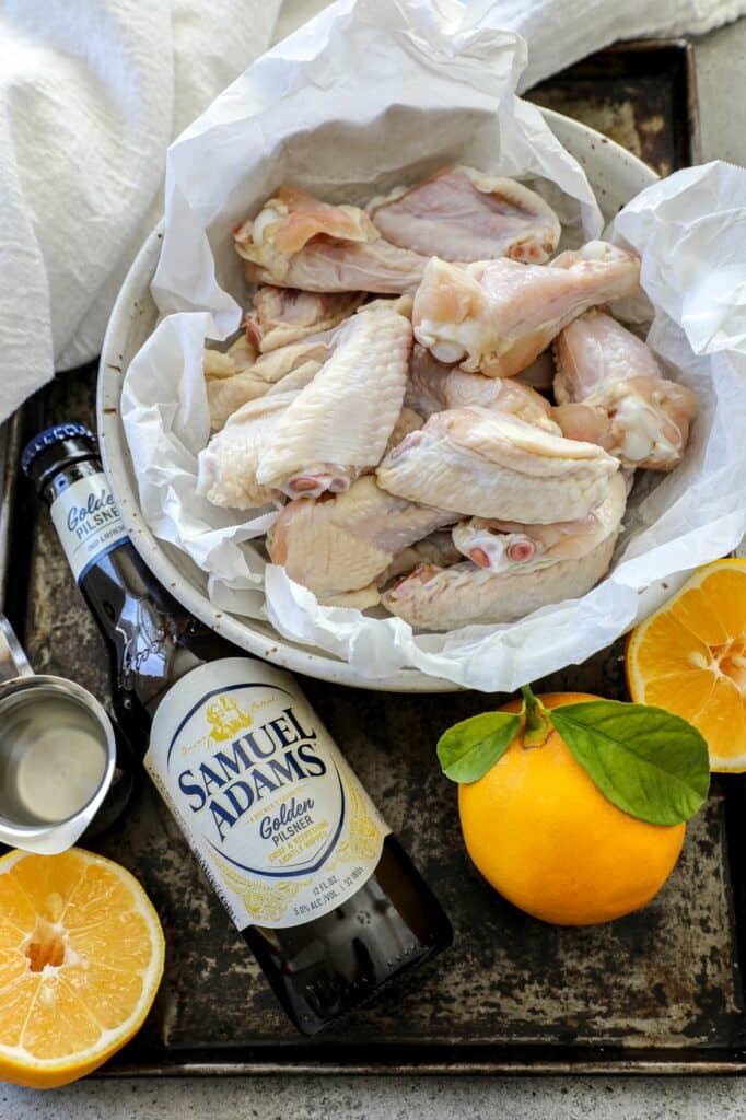 Summer Shandy Chicken Wing Ingredients