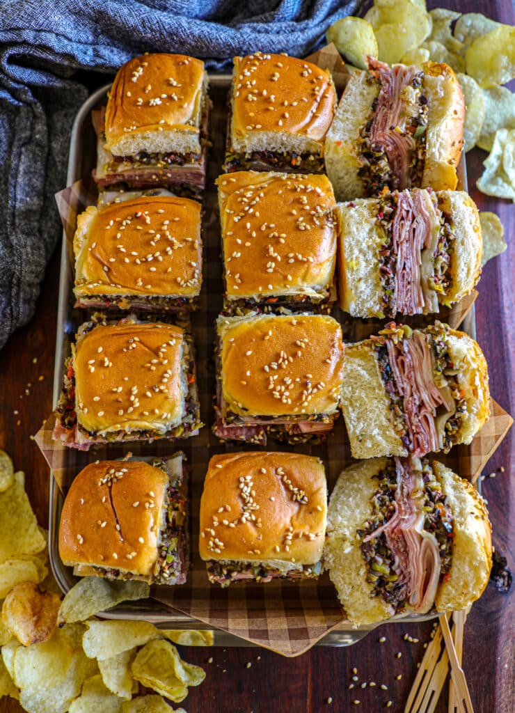 Muffuletta Sliders